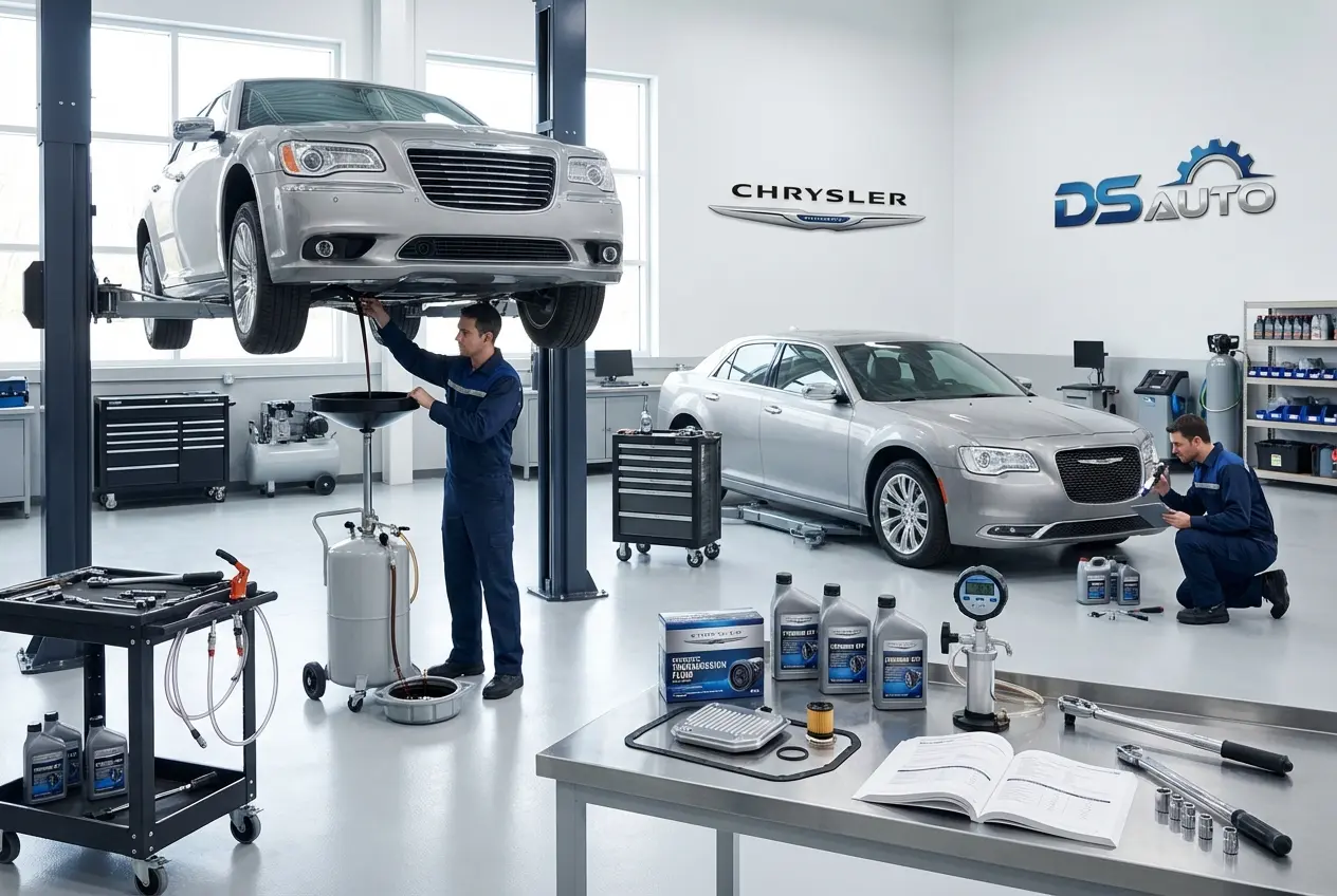 Аппаратная замена масла в АКПП Chrysler – Качественный сервис в DS Auto, Жуковский
