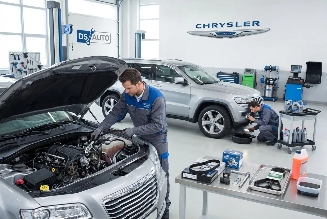 Диагностика и замена ремня ГРМ Chrysler в автосервисе DS AUTO в Жуковском – качественное обслуживание
